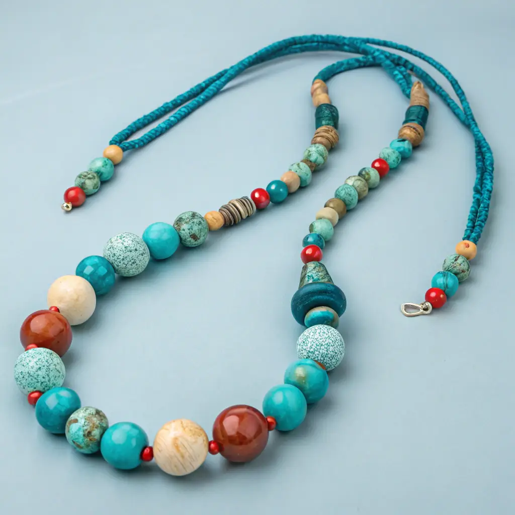 Turquoise Beaded Necklace